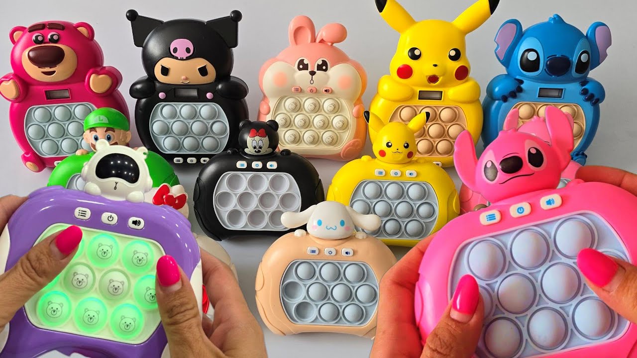 POP IT Remix Vol.2 Sonic, Minnie & Mickey Mouse, Mario, Hello Kitty & more!ASMR Unboxing Compilation