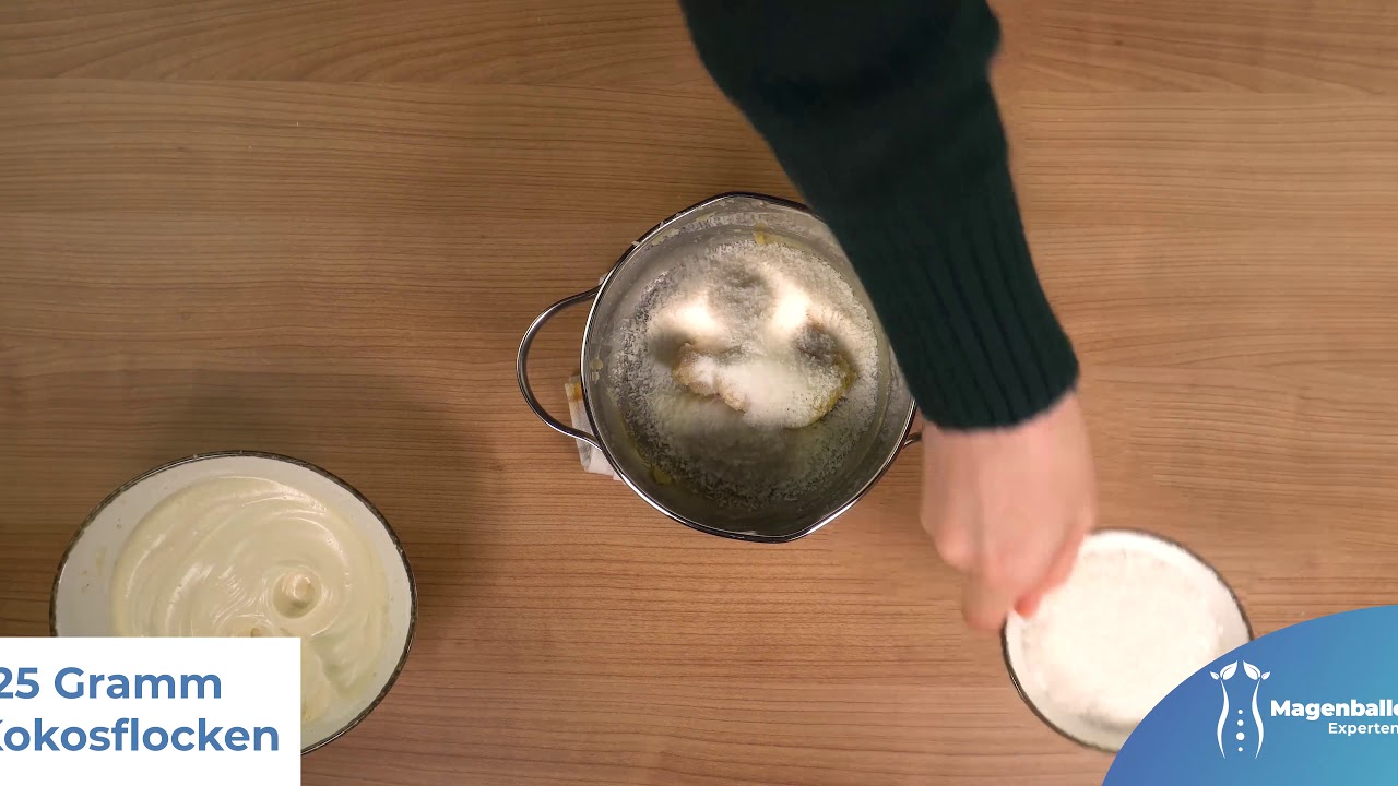 Lecker Abnehmen mit Magenballon - Kokospl&auml;tzchen