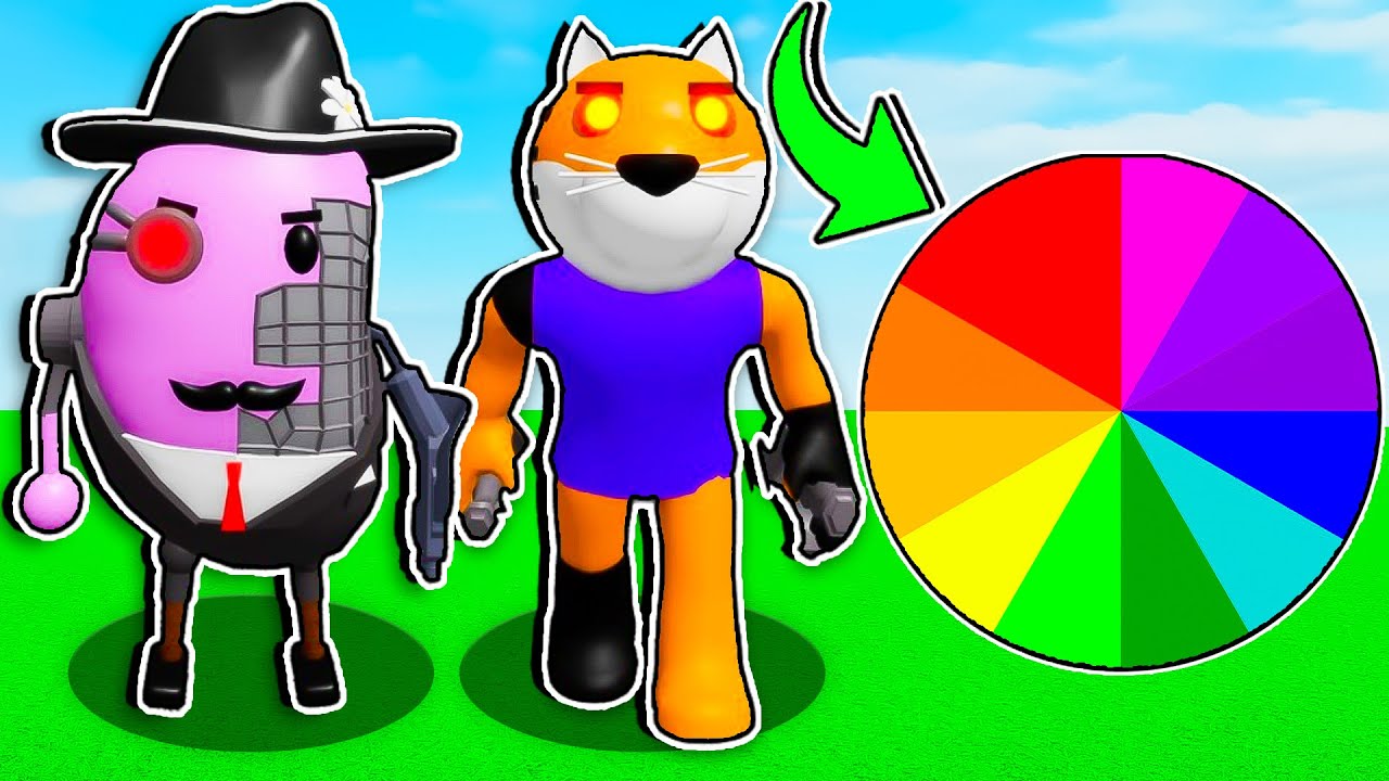 ROBLOX PIGGY RANDOM MAPS & SKIN CHALLENGE! (Part 9)