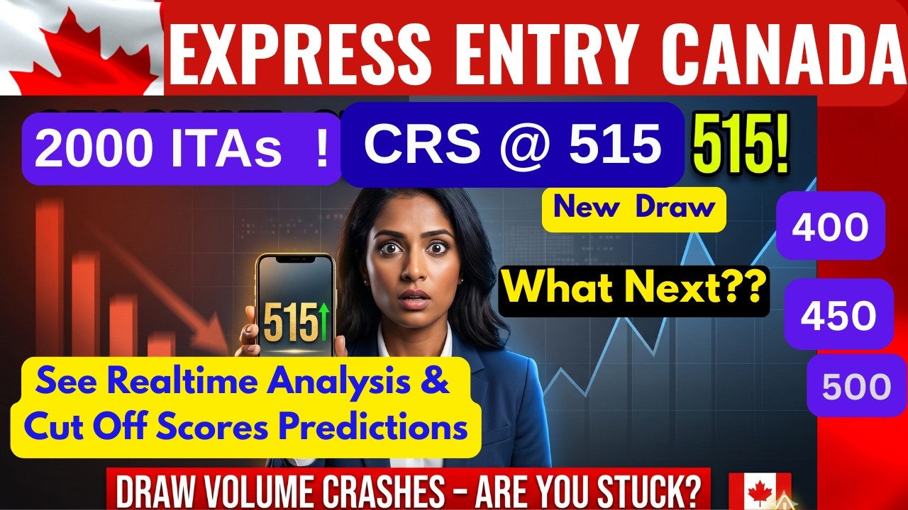 CEC CRS SHOCK! 515 Cutoff in April 2026 &ndash; Are You Still Eligible? The latest Express Entry CEC draw