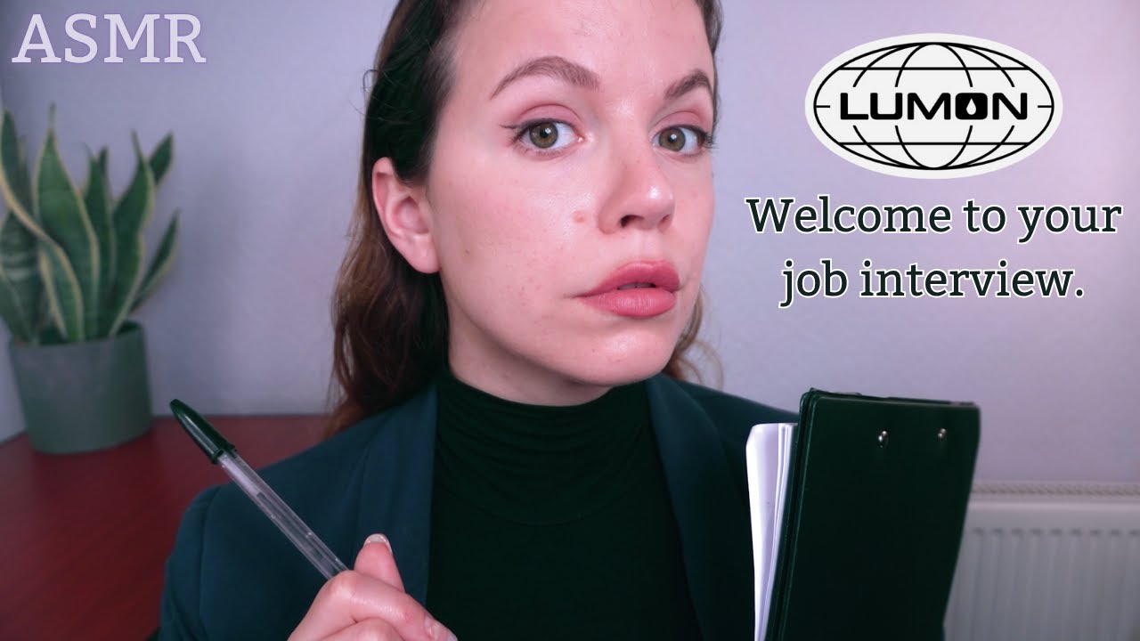 ASMR Roleplay Creepy Job Interview | Carol ASMR Severance
