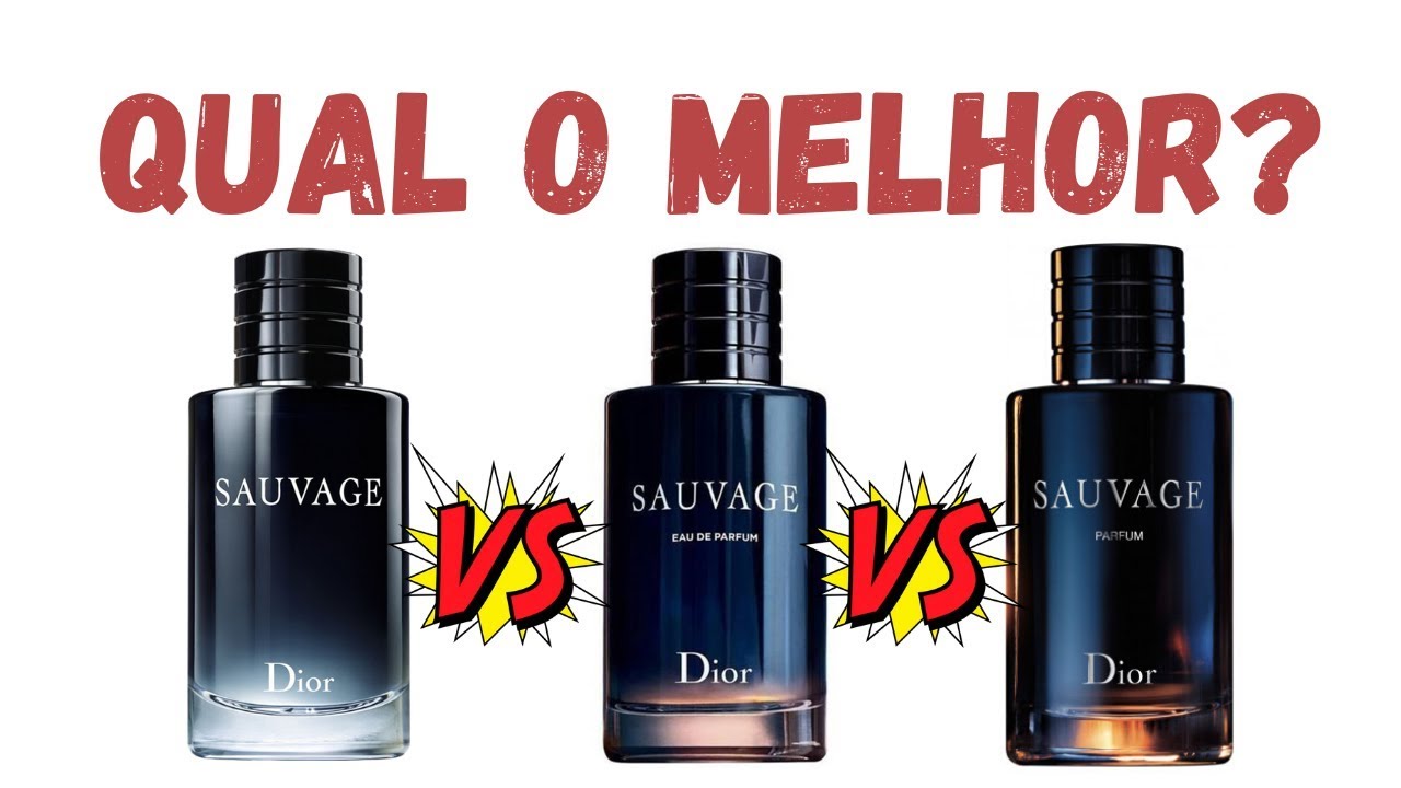 Perfumes DIOR SAUVAGE EDT vs EDP vs Parfum | Resenha comparativa