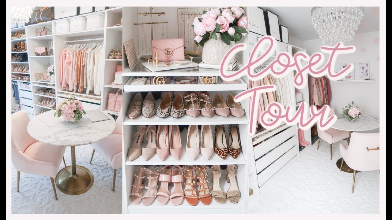 CLOSET TOUR + ORGANIZATION 2019 | Lace & Lashes