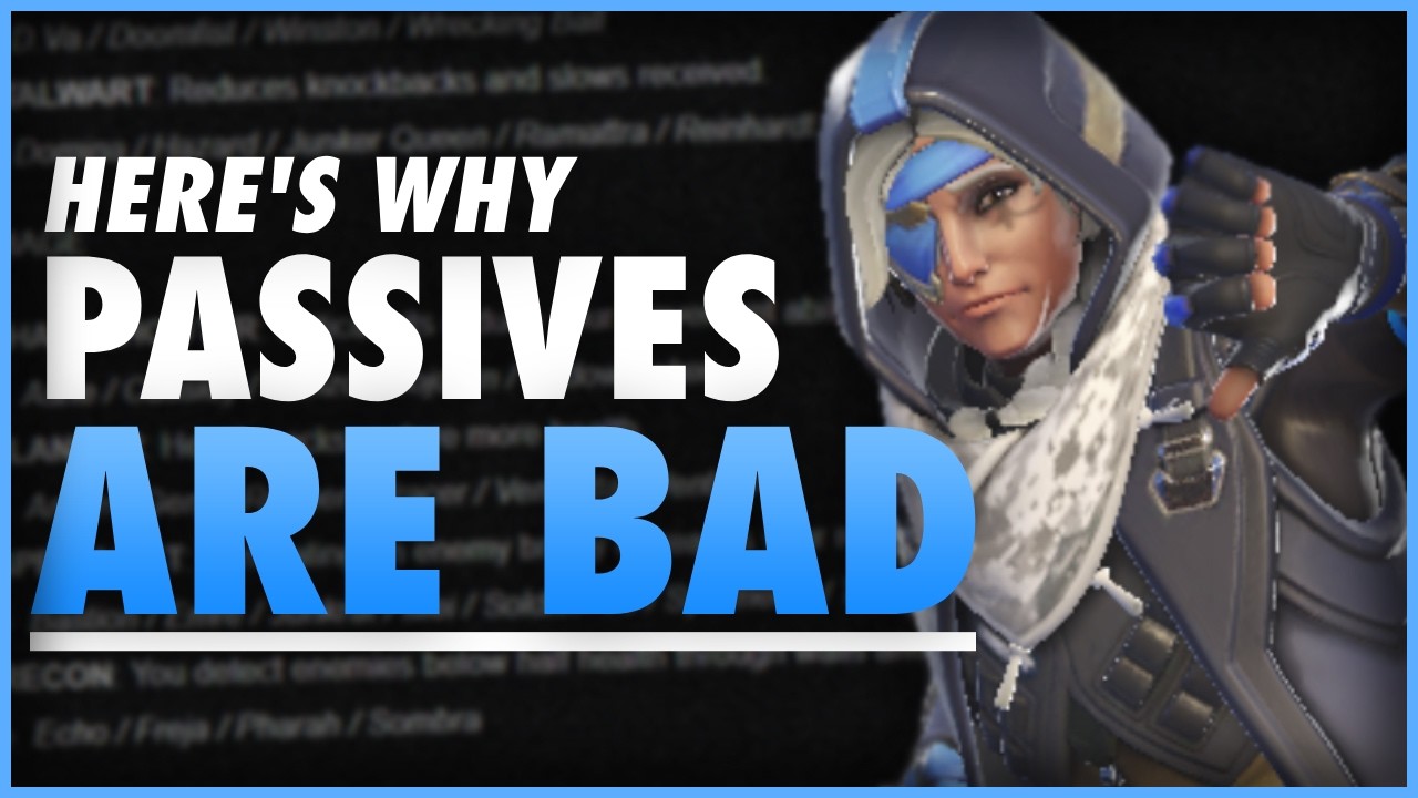 Sub-role Passives Are BAD For Overwatch