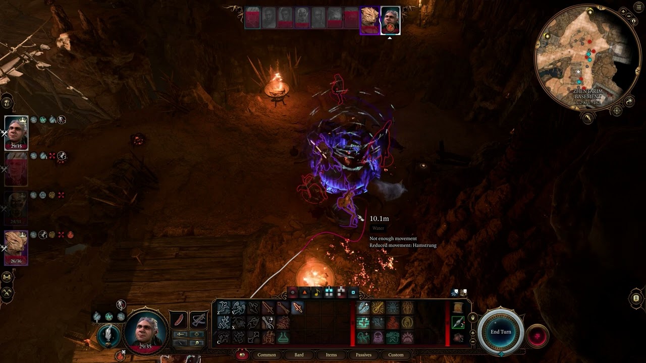 Awesome combo when you get simultaneous turns! - BG3