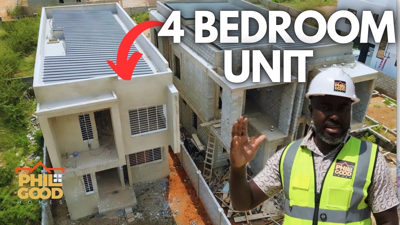Tour of a 4-bedroom Unit under construction