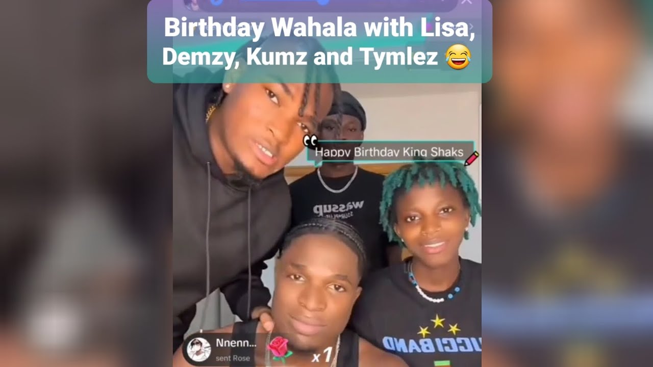😂 Energetic Tymlez amazing and funny birthday live😂 Lisa Quama, Demzy Baye & Big Kumz are too funny😂
