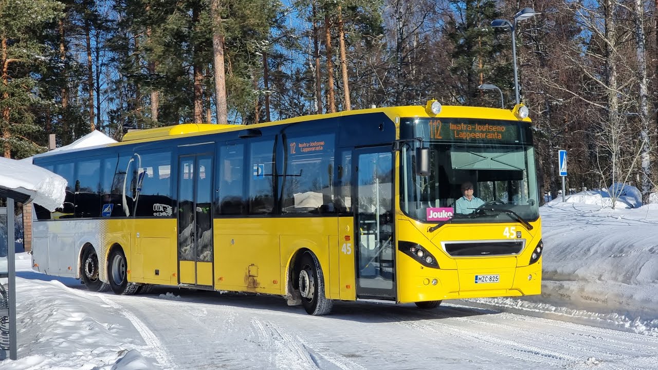 V-S Bussipalvelut 45 Volvo 8900LE B9RLE 6x2 @ Jouko bus line 112 in Lappeenranta, Finland
