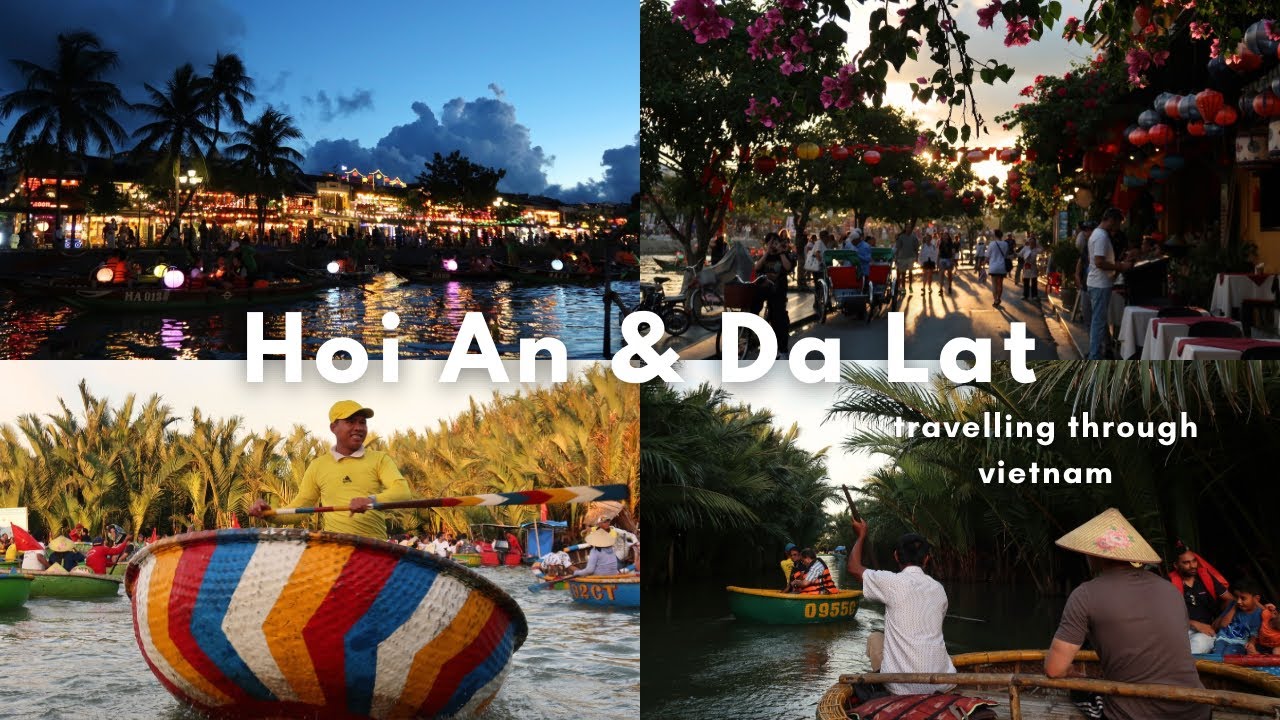 Hoi An & Da Lat Vlog - lantern boats, cooking class & mario kart racing