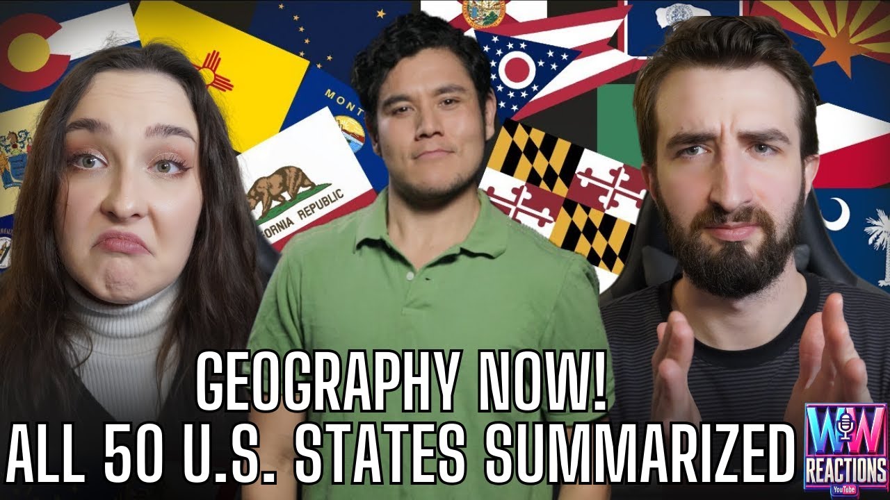 WHERE WOULD YOU LIKE TO LIVE?┃All 50 U.S. states summarized (Geography Now!)┃REACTION
