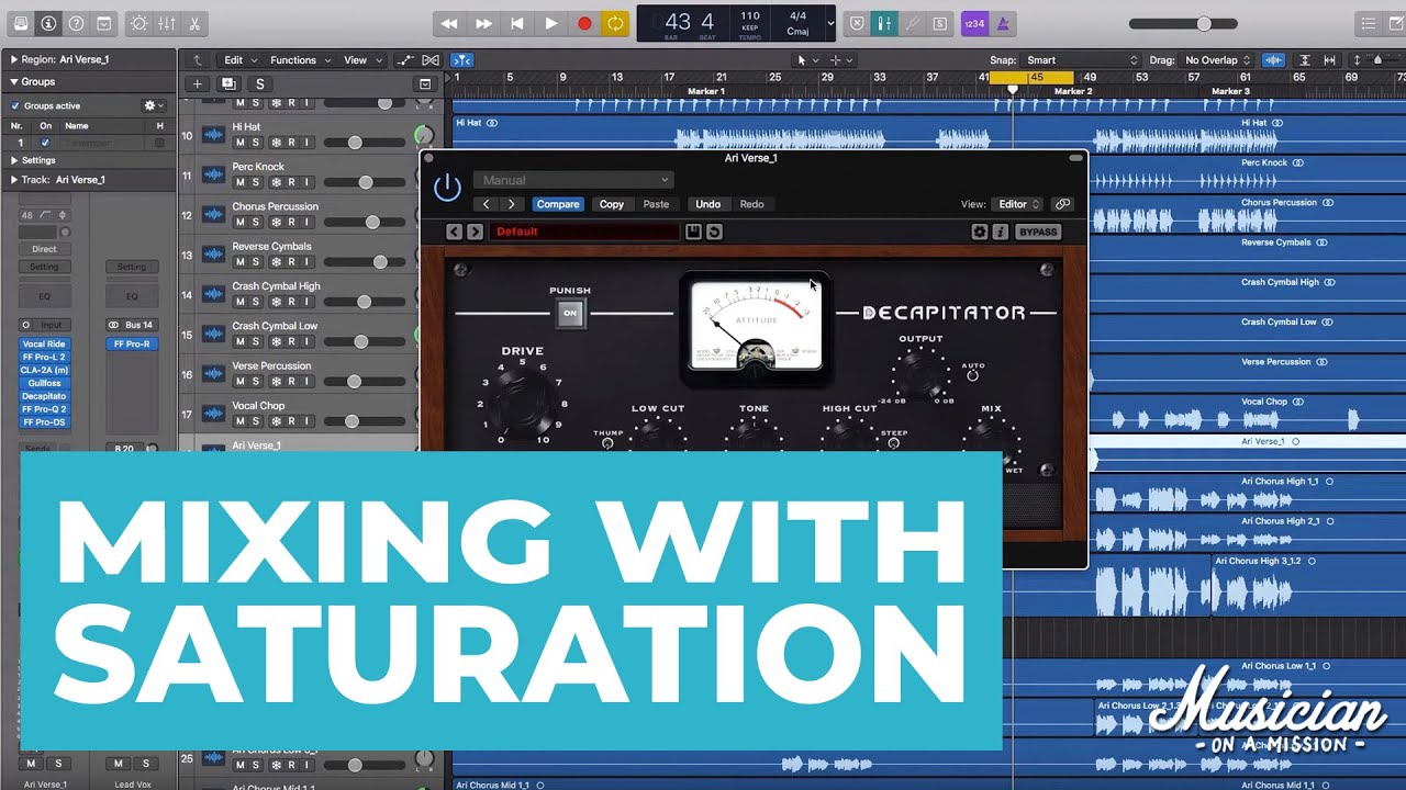 Mixing With Saturation (Everything You Need to Know)