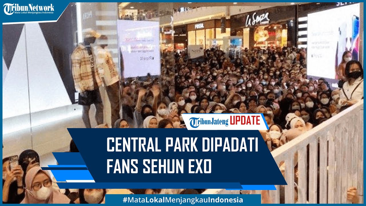 Viral Central Park Dipadati Fans Sehun EXO, Acara Dipersingkat