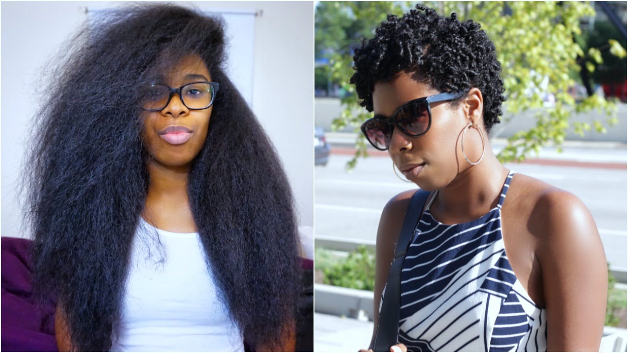 Tapered Natural Haircut | Big Chop 2019