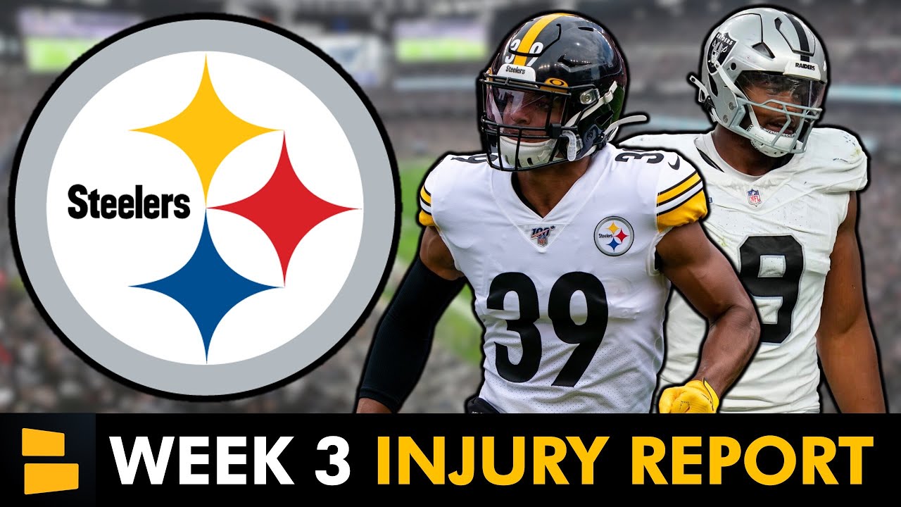 Steelers Injury News: Minkah Fitzpatrick Injury Update + Raiders Pass Rusher Questionable For Week 3