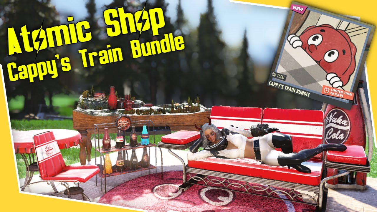 Fallout 76 - Atomic Shop Update: Cappy's Nuka-Cola Train Bundle