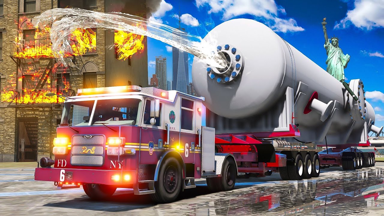 FDNY Building New York's Biggest Fire Truck in GTA 5!