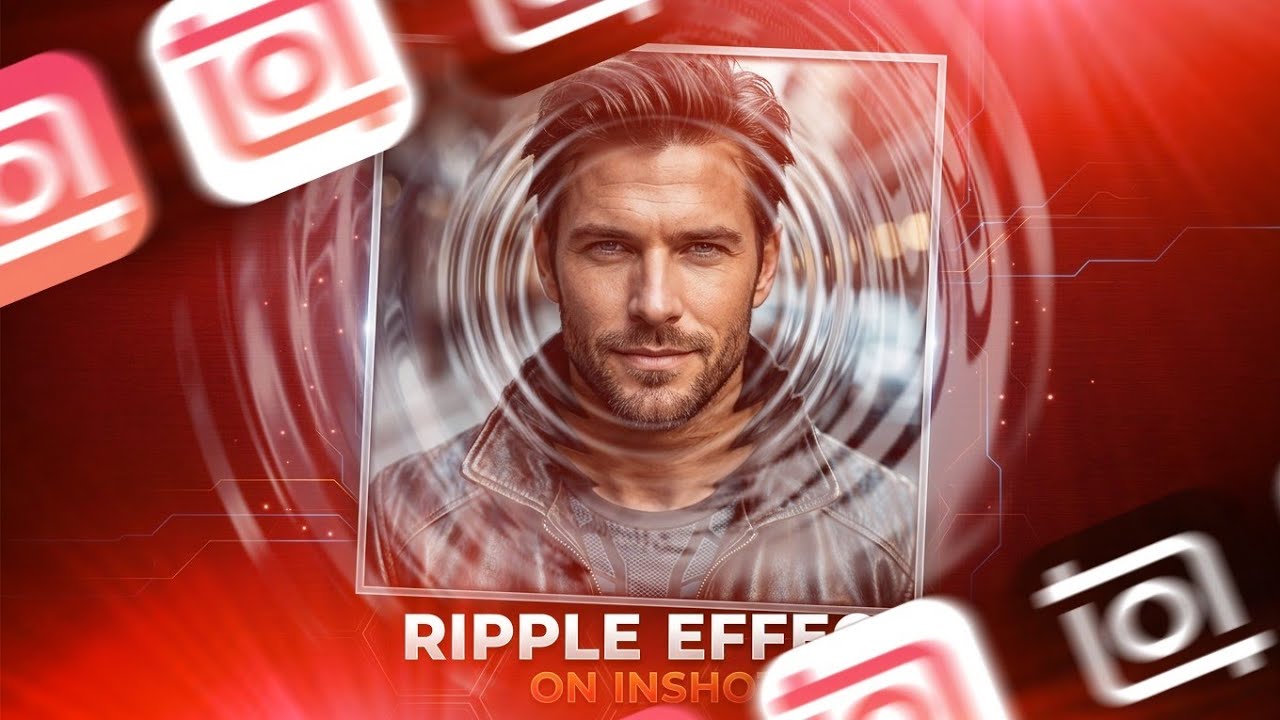 InShot - Ripple Effect Transition Tutorial ✨🔥 #inshot #inshottutorial 