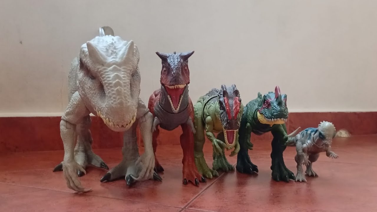 STOP MOTION PELEA DE DINOSAURIO 