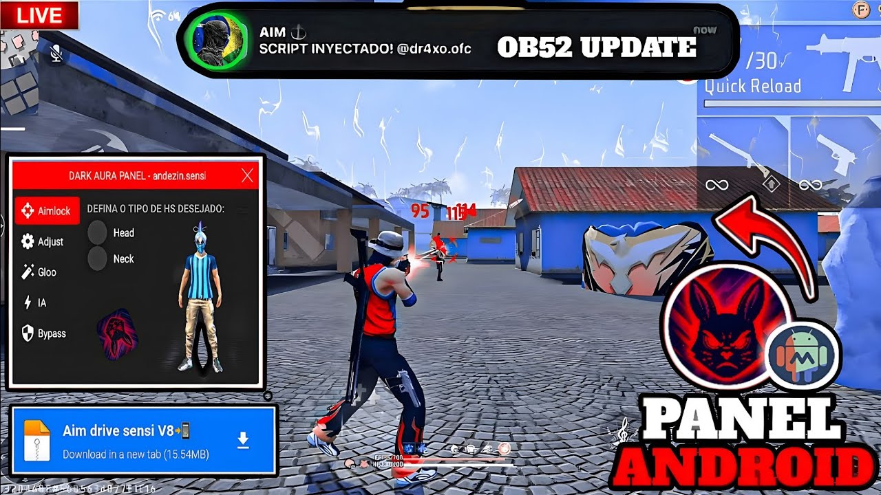 100% работает 🔥 !! Панель Dark Aura для Android 🇧🇷 Новая версия 5.0 | Бесплатная загрузка файла F...