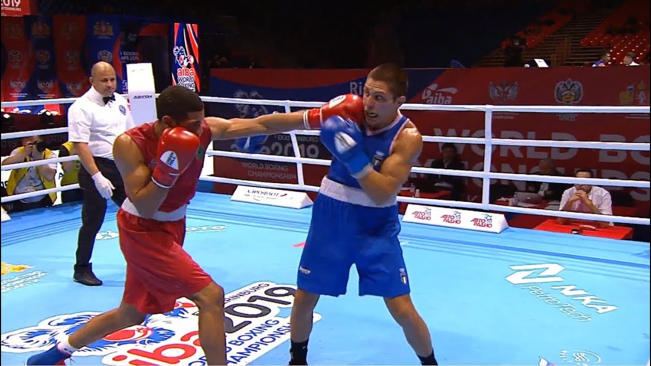Quarterfinals (75kg) DA CONCEICAO SOUSA Hebert (BRA) vs CAVALLARO Salvatore (ITA) /AIBA World 2019