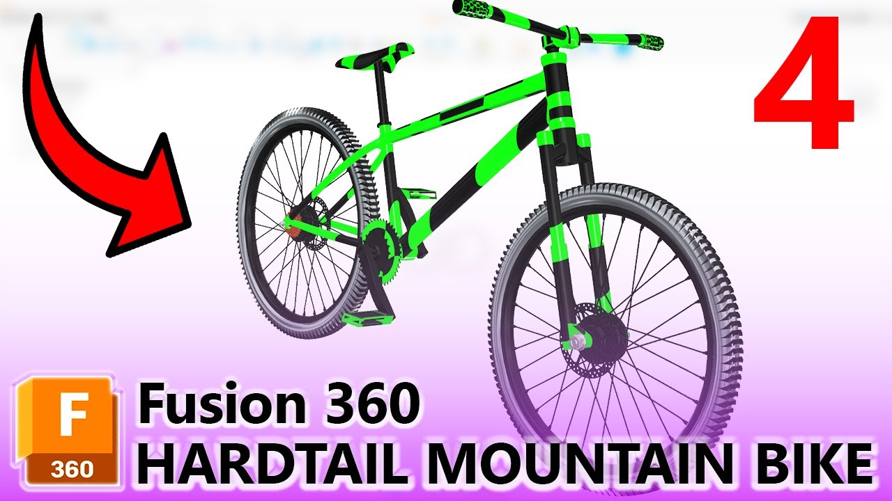 HARDTAIL Mountain Bike Project in Autodesk Fusion - Part 4