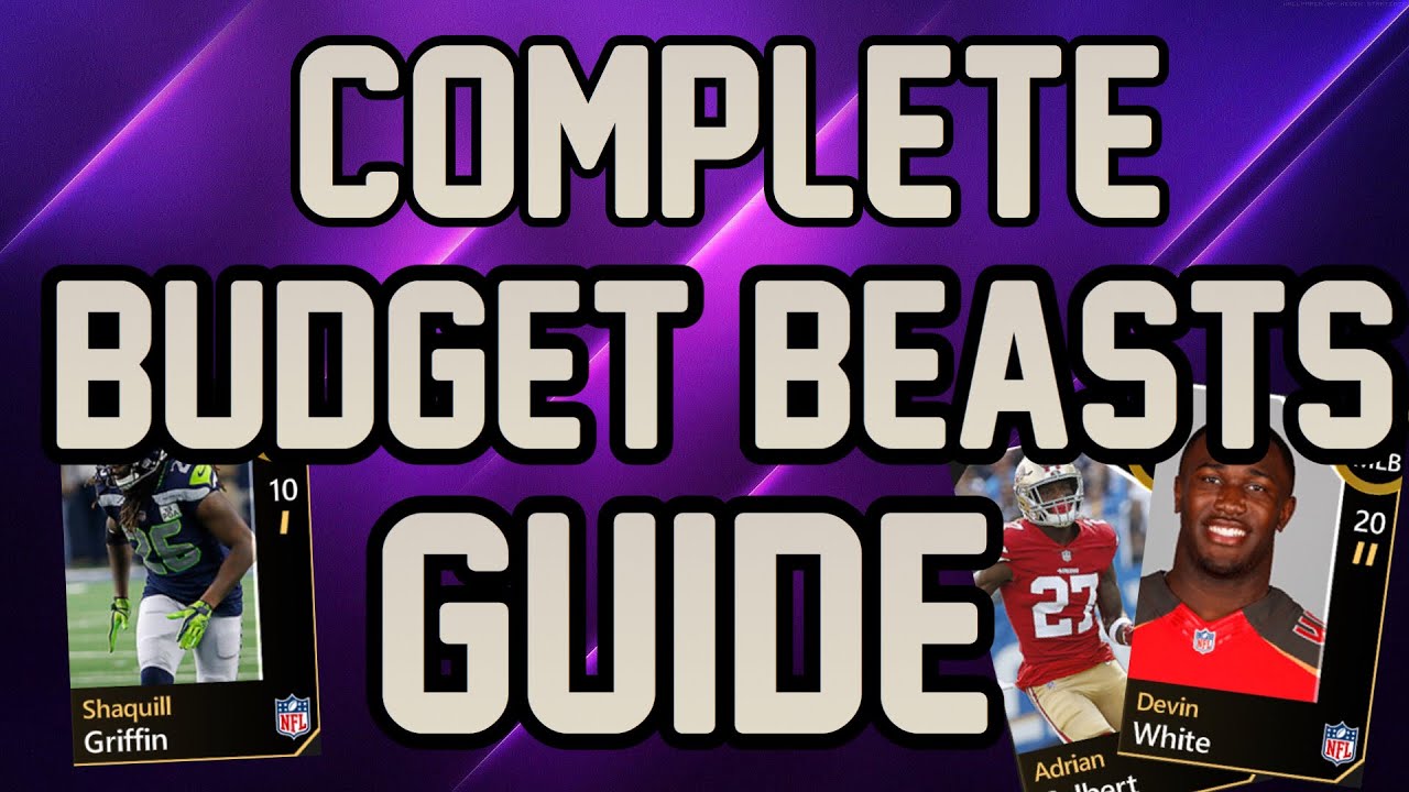 BUDGET BEASTS!!! EVERYONE UNDER 100K! (DEFENCE) l Madden Mobile 20