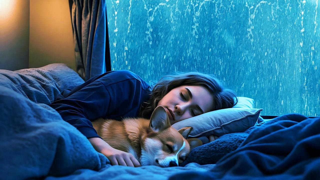 Rain Sounds for Sleep 🚗 Strong Car Rain Ambience for Fast & Peaceful Sleep