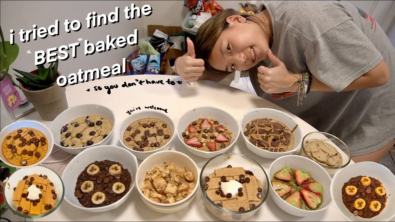 i tried to find the BEST baked oatmeal recipe *so you dont have to*