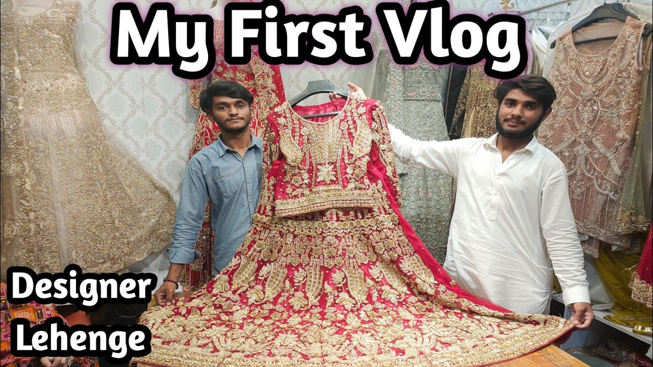 My First Vlog/My First Vlog on YouTube/ Reasonable Price Designer Lehenge/Explore New Trends
