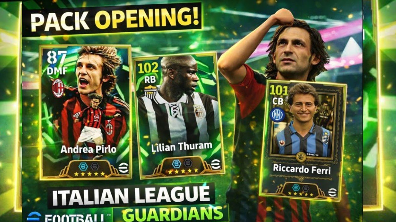 I DIDN’T EXPECT THIS 😳 | Pirlo & Thuram?! Italian League Guardian Pack | eFootball