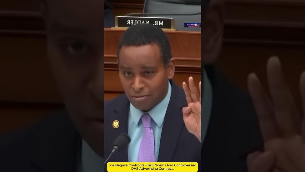 Joe Neguse Confronts Kristi Noem Over Controversial DHS Advertising Contract.