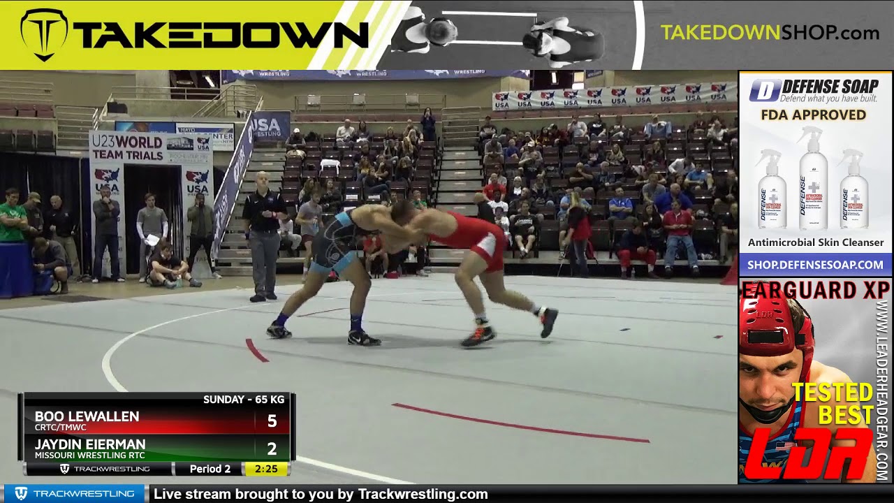 65 KG Boo Lewallen CRTC-TMWC Vs Jaydin Eierman Missouri Wrestling Rtc