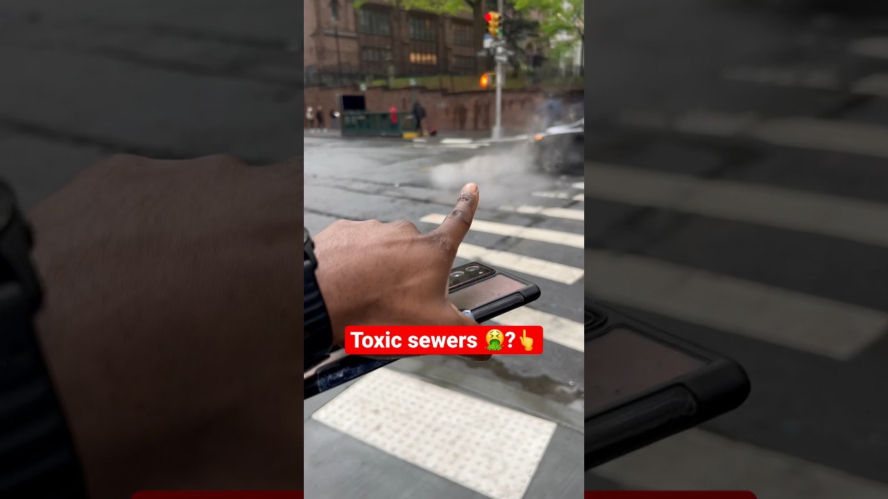 Why are the New York sewers always steaming?! #travel #health #newyork