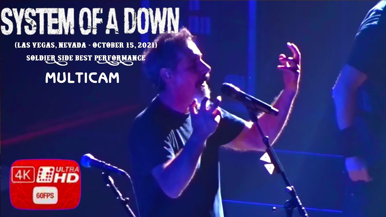 System Of A Down - Soldier Side MULTICAM BEST PERFORMANCE Las Vegas (4k Ultra HD Video Quality)