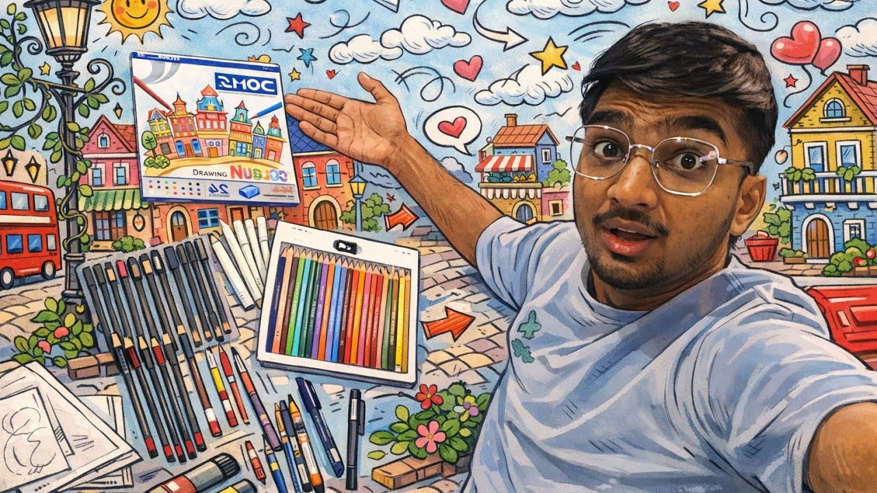 My All Drawing Materials 🧑🏻‍🎨😍