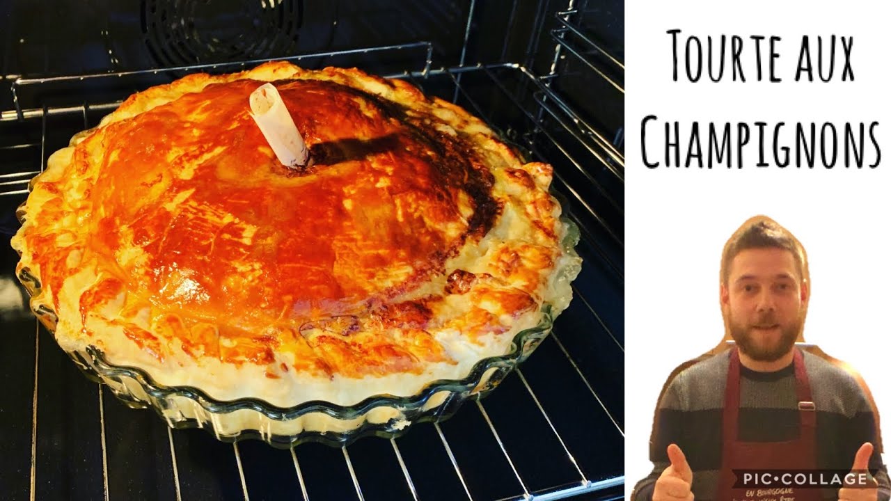 Tourte aux champignons facile !