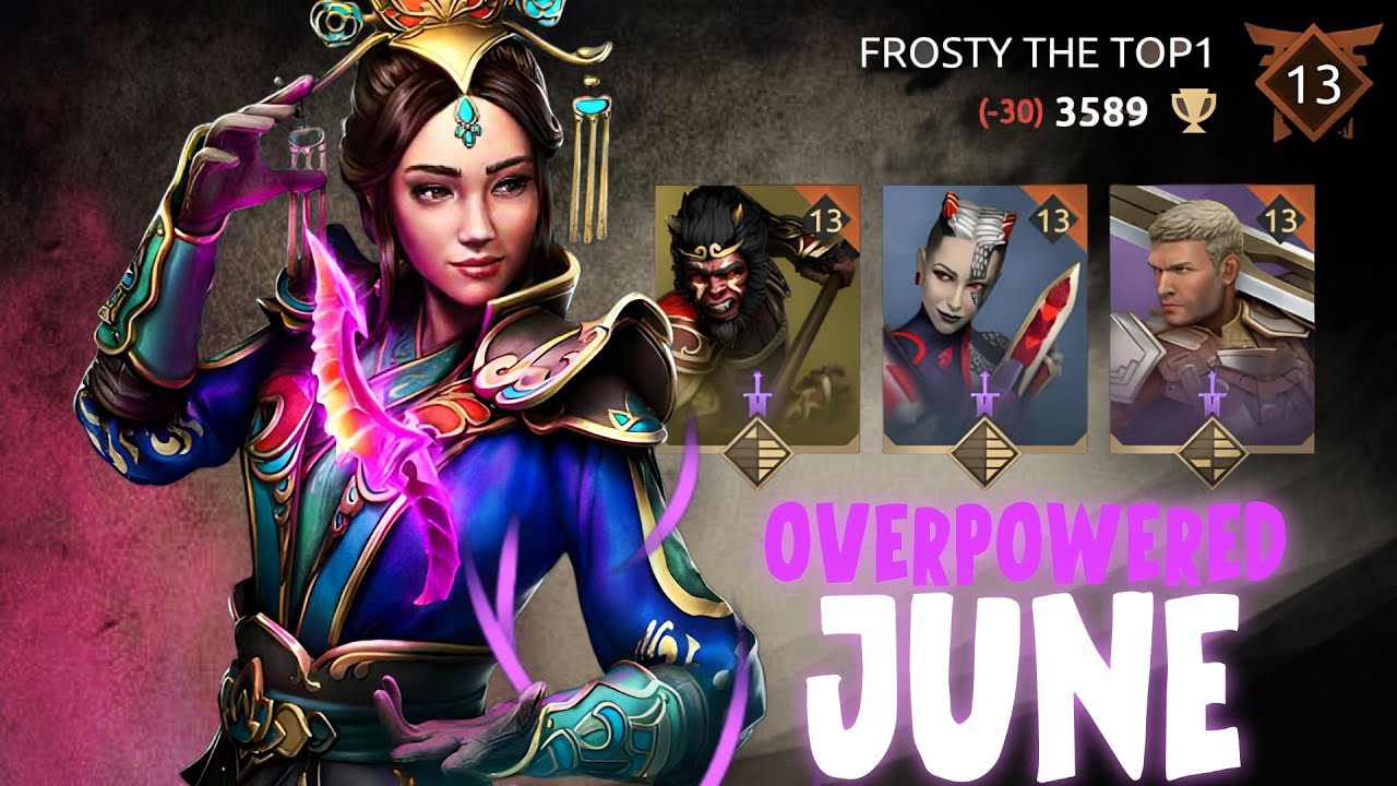 When June Gets So OVERPOWERED that she ends up with an OCV! shadow fight 4 arena