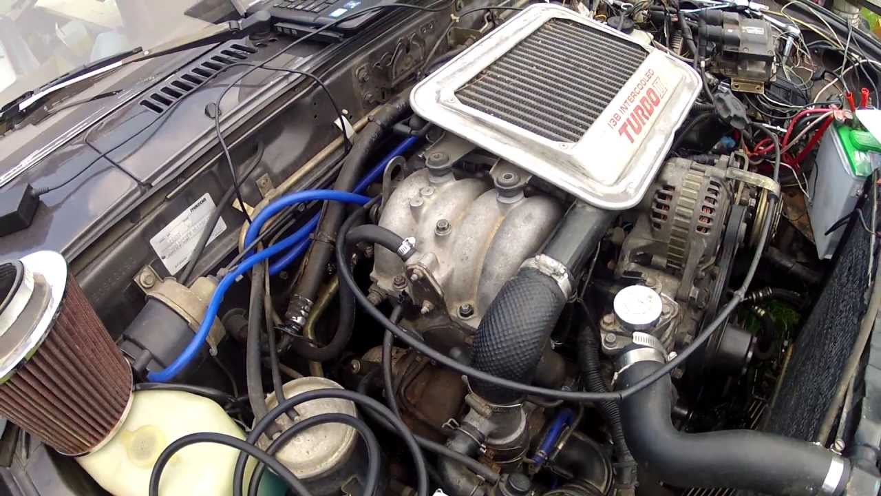 1984 1st Gen FB RX 7 S4 Turbo II TII Swap First Startup