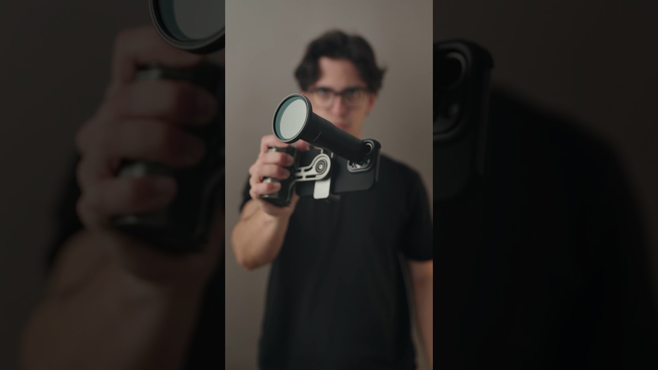 Level up your iPhone camera with the Telephoto 6x Lens + Creator Grip 🙌 #shorts #iphone15promax