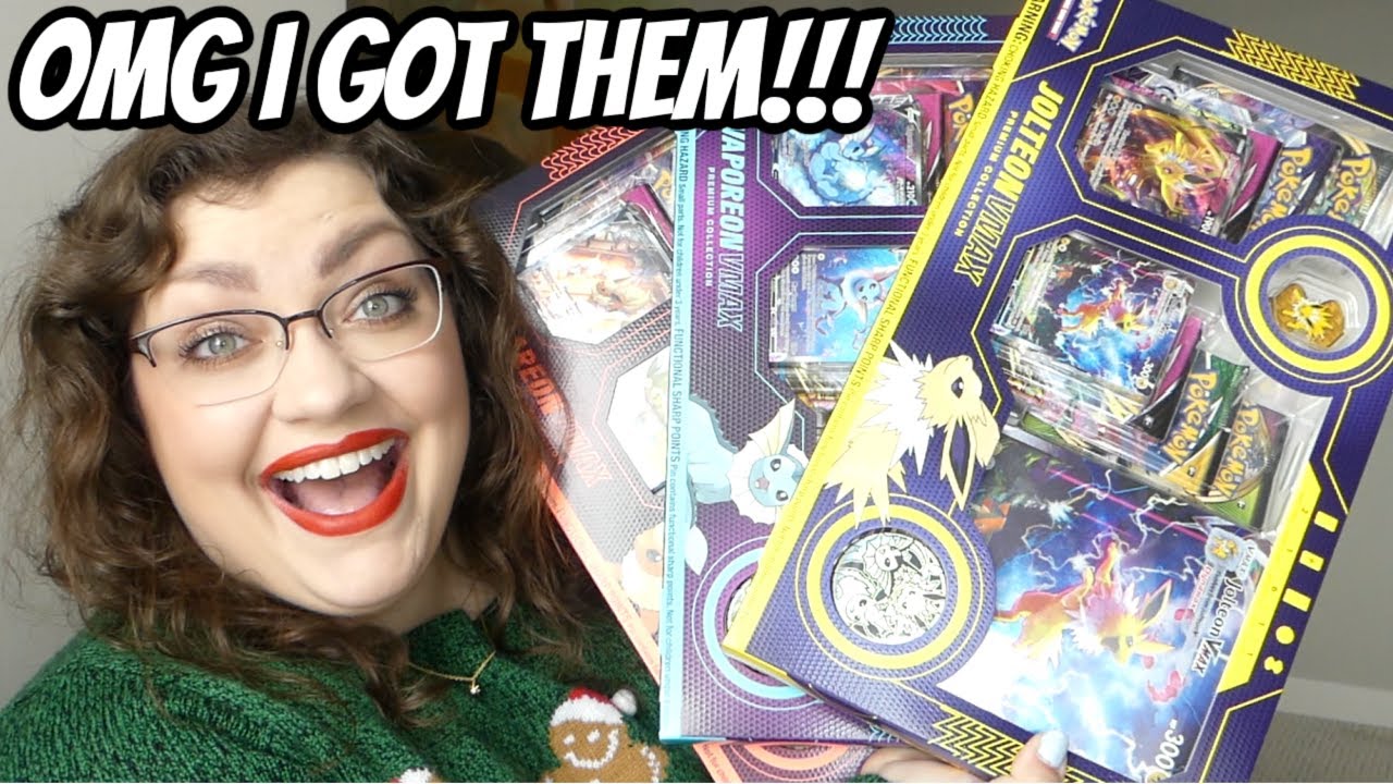 GORGEOUS *AND* LUCKY!?? | Pokémon Eeveelution Premium Collection Boxes (Vaporeon, Flareon & Jolteon)