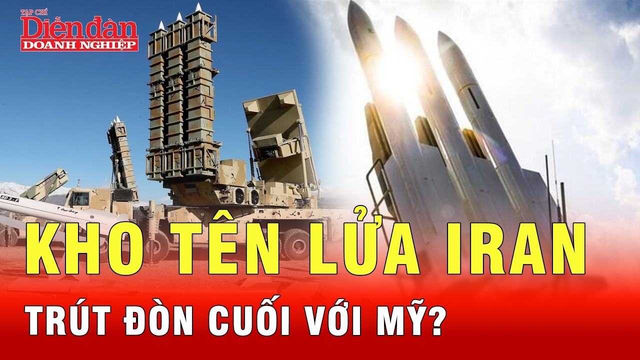 Kho tên lửa khổng lồ của Iran sẵn sàng tấn công Mỹ? | Tin tức 24h