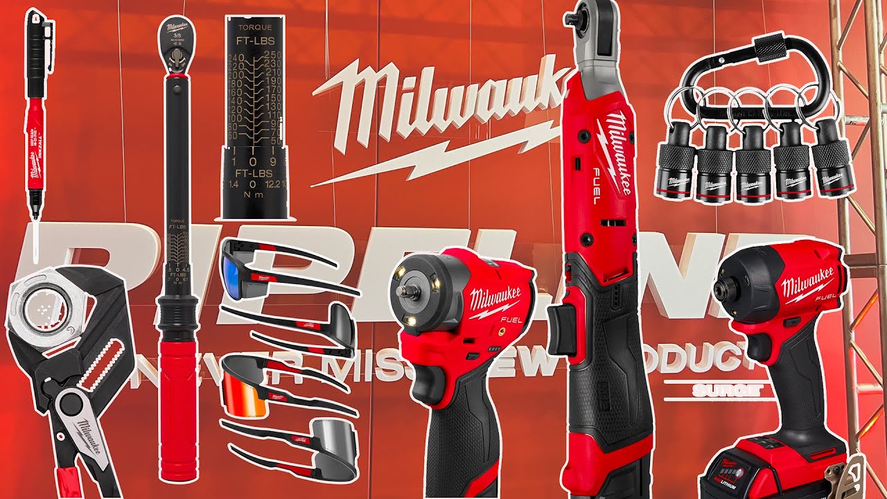 ALL MILWAUKEE! PIPELINE 2025 - NEW Milwaukee Tools - Impact Wrenches, M12 Ratchets, and MORE!