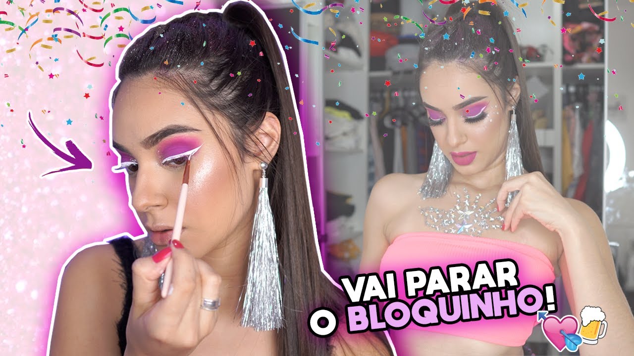 MAKE e LOOK pra ARRASAR no CARNAVAL 2020! 🎉 💕