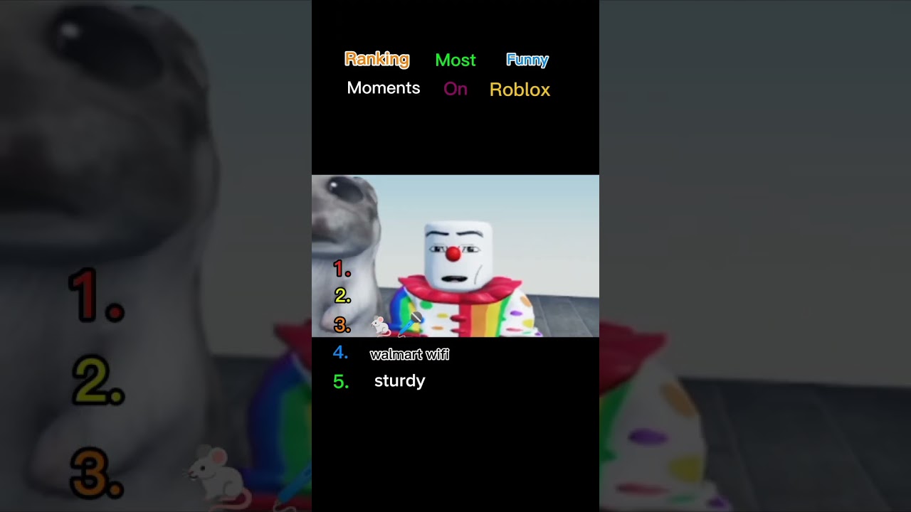 Ranking Top 5 Most Funny Moments On Roblox #roblox #funny #moments #memes #gaming #funnymoments