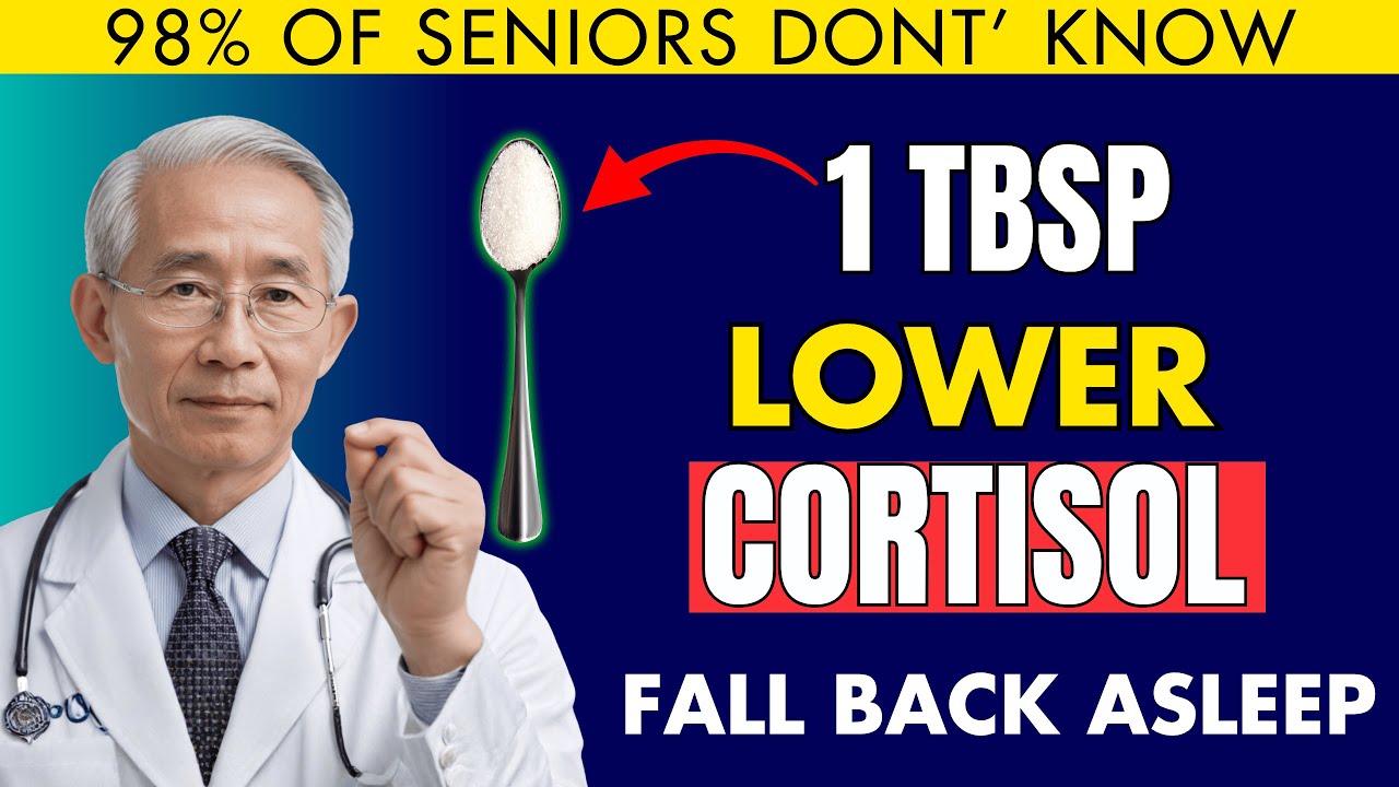 Always Waking Up at 2AM? 1 TBSP of THIS to Lower Cortisol FAST Fall Back to Seep | Senior Nutrition