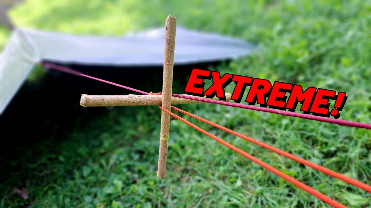 Mastering HIGH TENSION Cord with 2 Stick Prusik Knot Techniques - Great Rope Skills