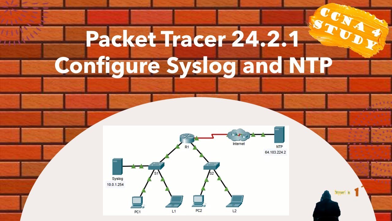 24.2.1 Packet Tracer – Configure Syslog and NTP