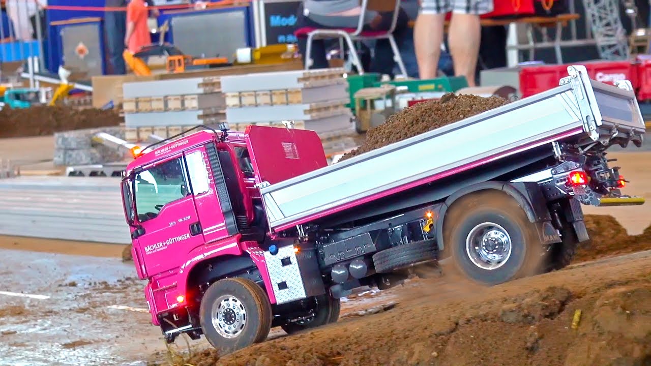 Awesome Rc Truck´s I Minibaustelle Alsfeld 2017 I Rc Construction-Site I MAN I Liebherr