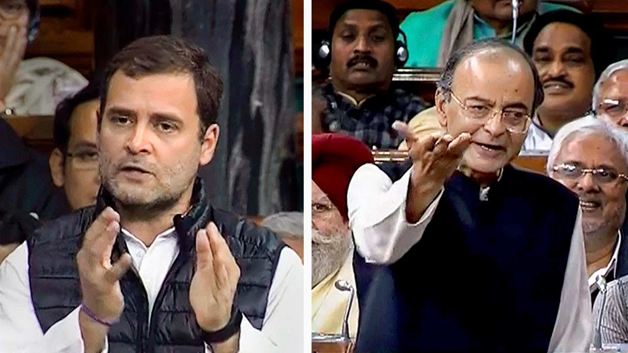 Rahul Gandhi vs Arun Jaitley: Rafale Parliament showdown