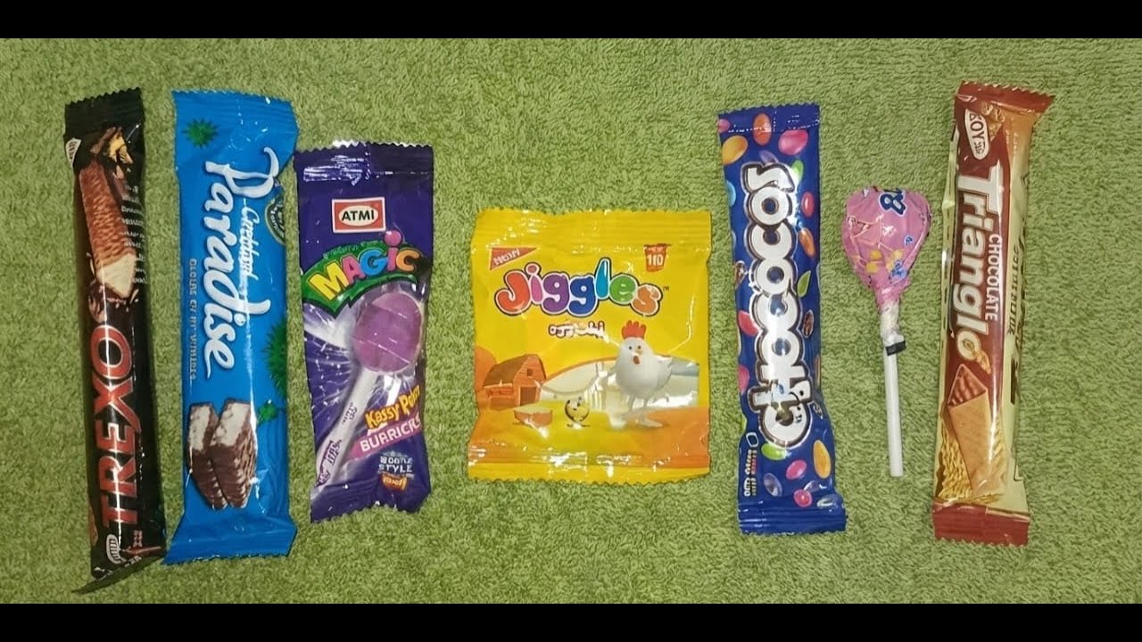 ASMR Most popular candys / Candy Treats / colourful lollipop candy/ satisfying  unwrapping sounds